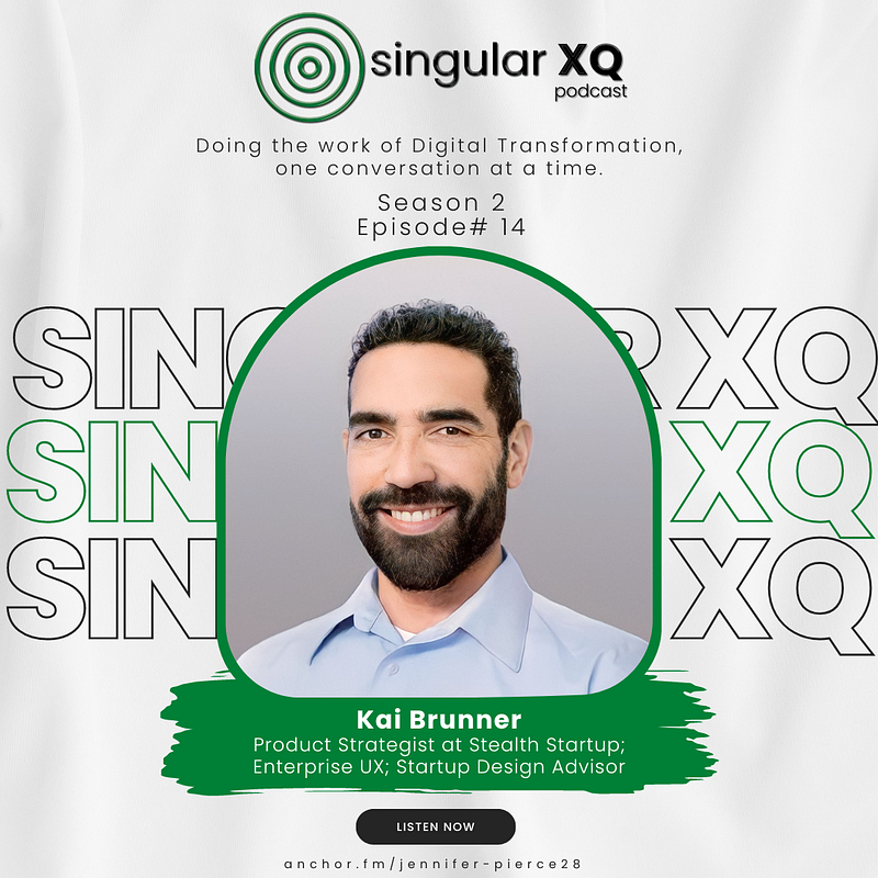 Singular XQ Ep 14: Kai Brunner and Seeing Solutions